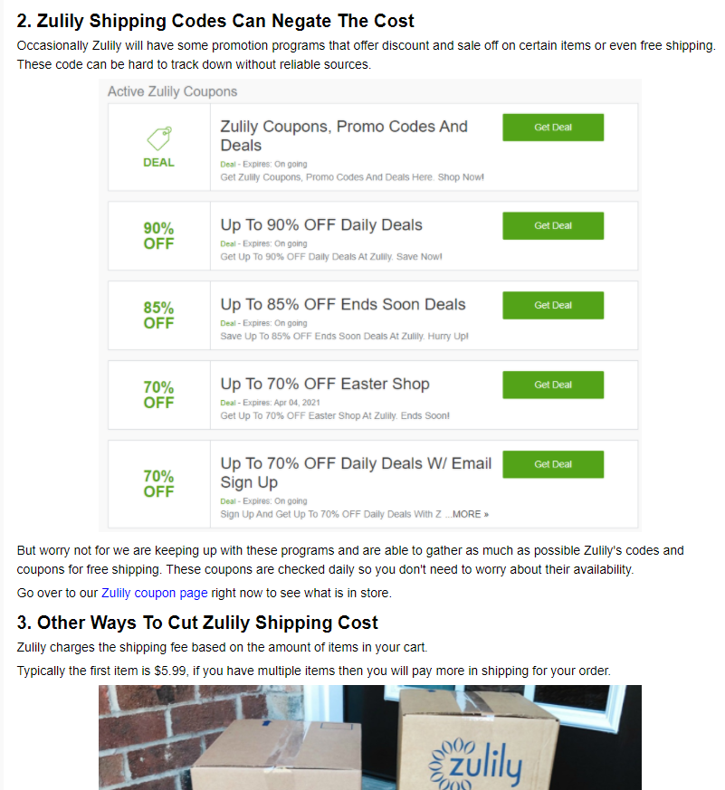 Check out our guides on how to cut down Zulily shipping cost