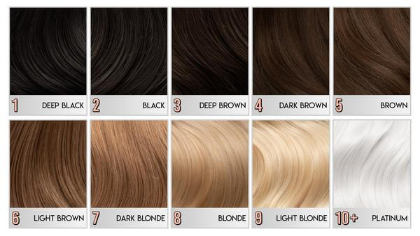 10 levels of hair color