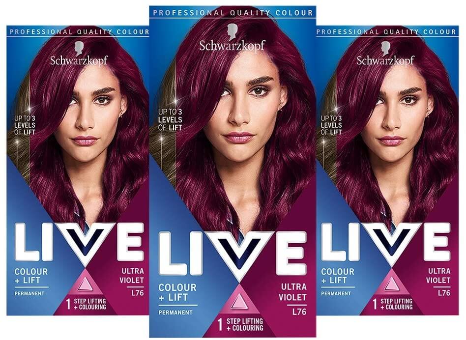 Schwarzkopf LIVE Colour + Lift Purple Hair Dye