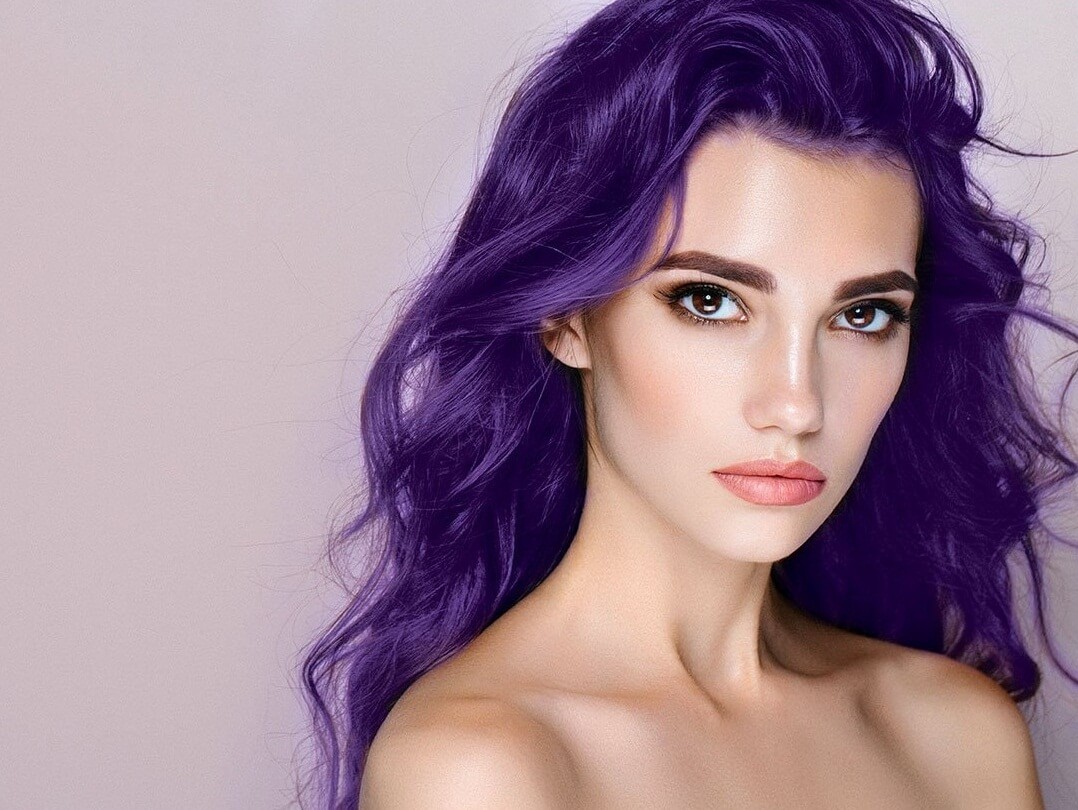 Dark Violet Hair Color