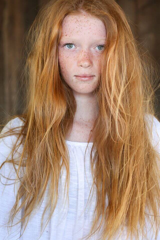 Ginger Hair Color With Blue Eyes