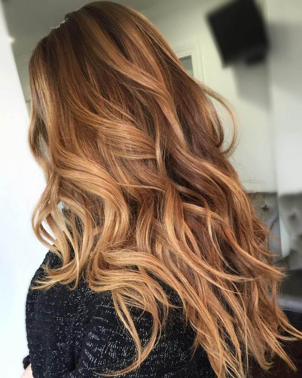 Caramel hair color 