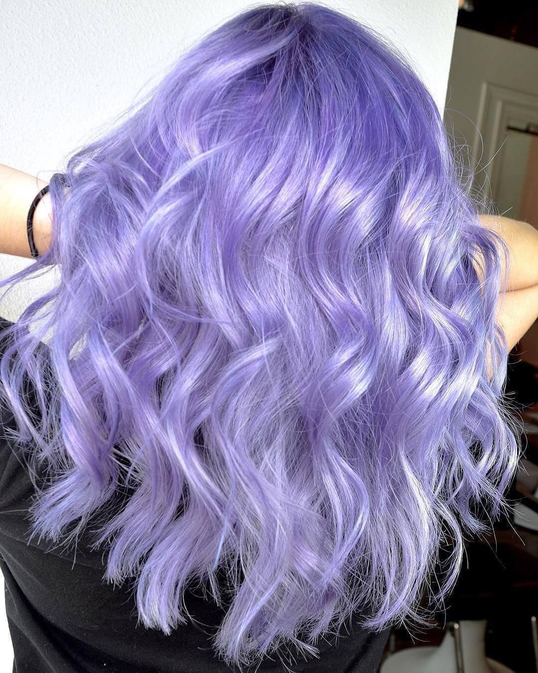 Purple Pastel Hair Color