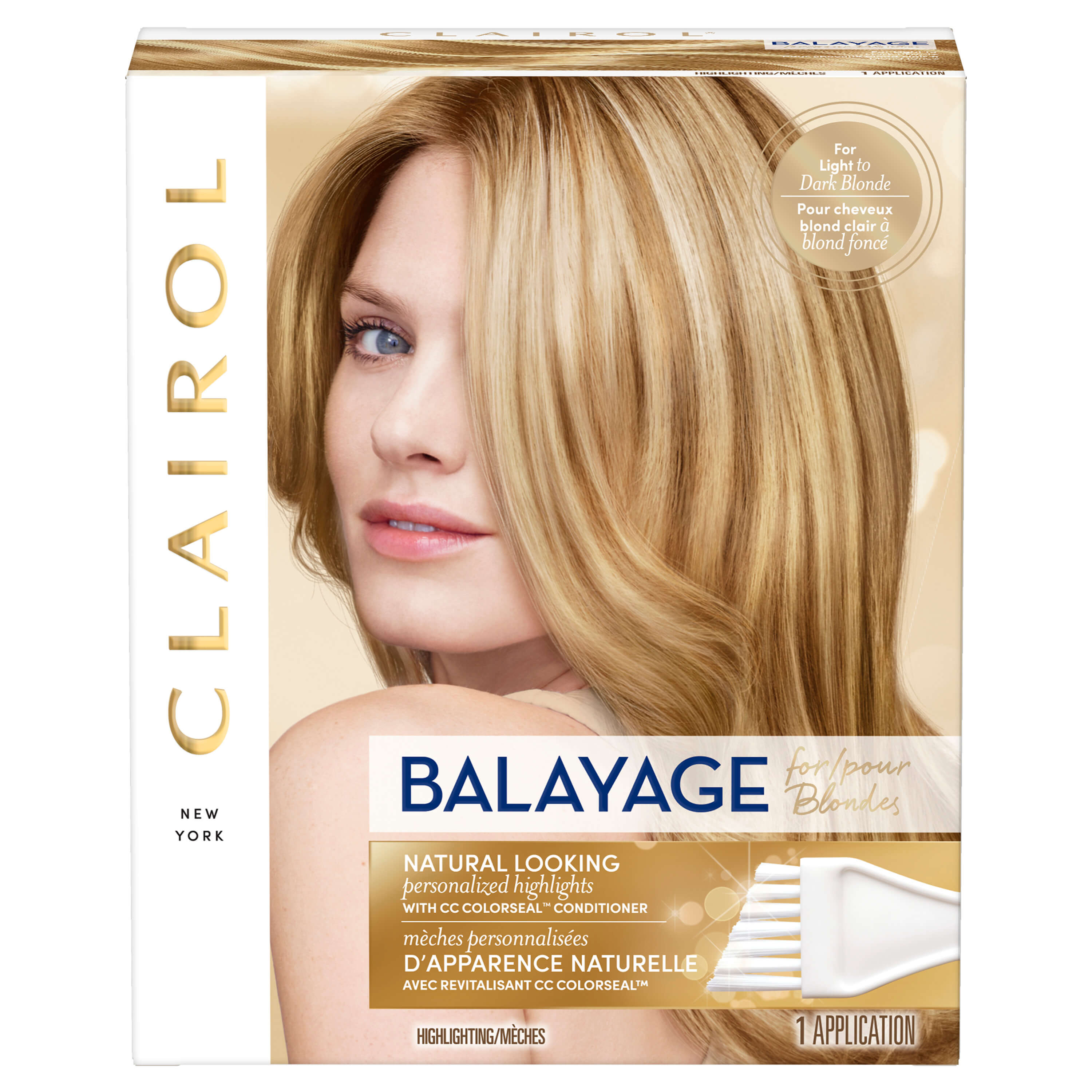 Clairol Nice'n Easy Balayage Permanent Hair Color for Blondes Kit