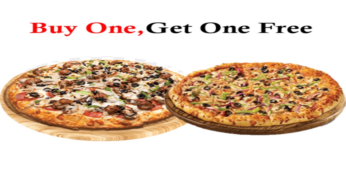Suggest 4 Pizza Restaurants That Offer Buy One Get One Pizza Free Coupon