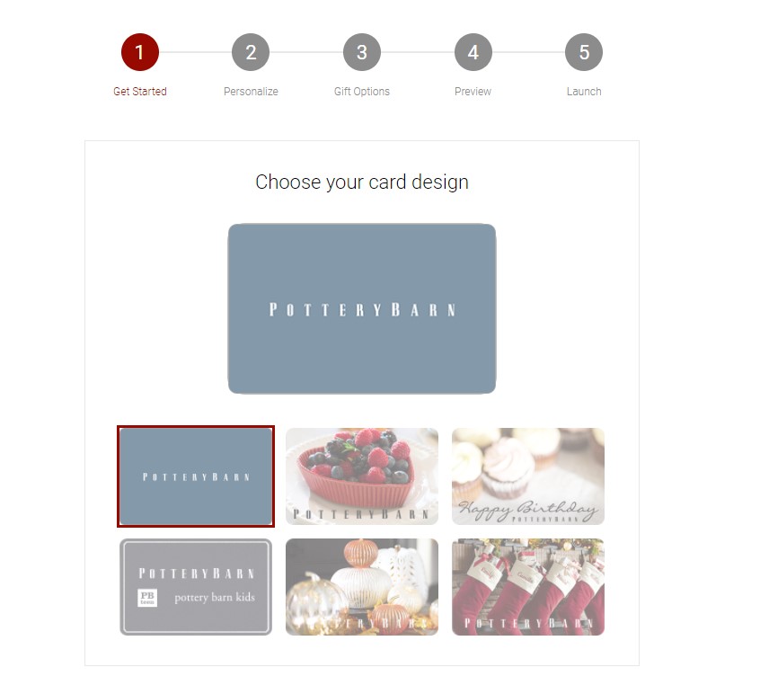 Where To Buy A Pottery Barn Gift Card