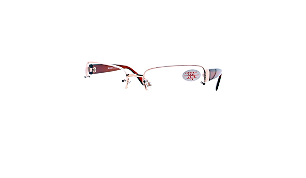 Clear Lens Glasses With Bifocal Reading Lens Half Rim Rectangular