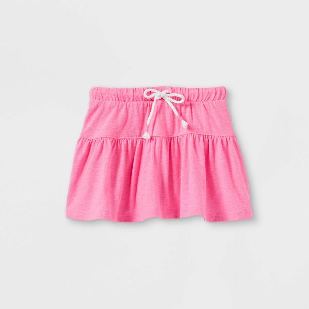 Toddler Girls' Knit Tiered Pull-On Skorts