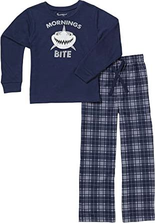 PajamaGram Pajamas for Kids - Morning Bite Shark Kids Pajamas