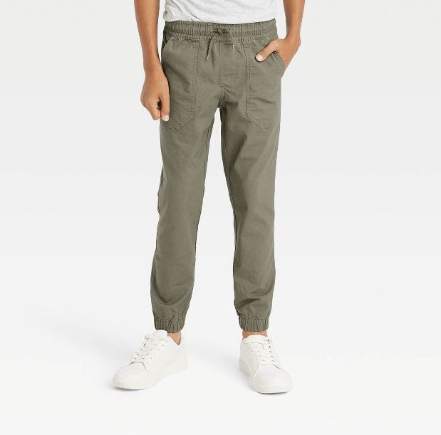 Boys' Skinny Fit Ripstop Pull-On Jogger Pants