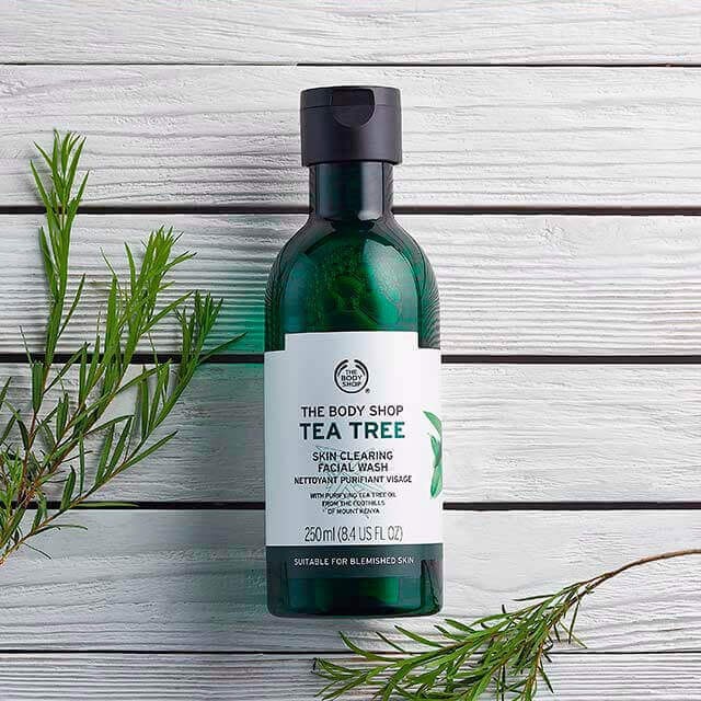 The body shop green tea facial cleanser