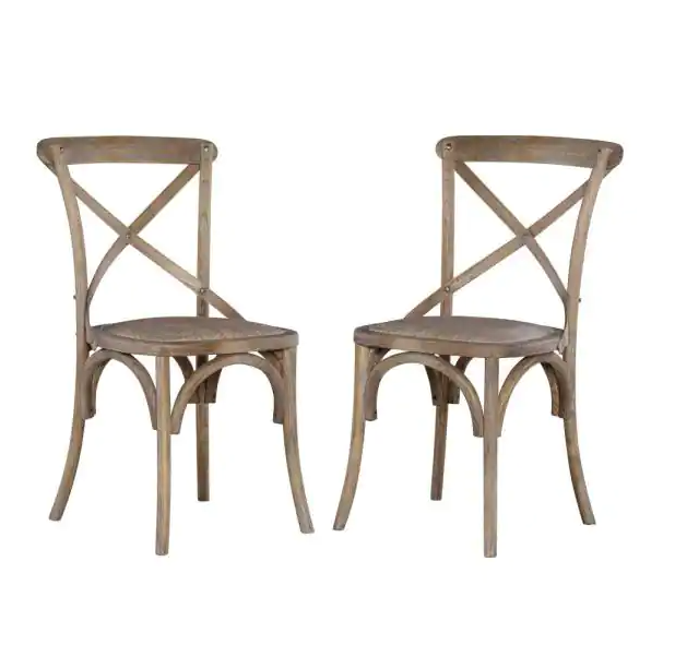 Gray Wash Bentwood Chairs