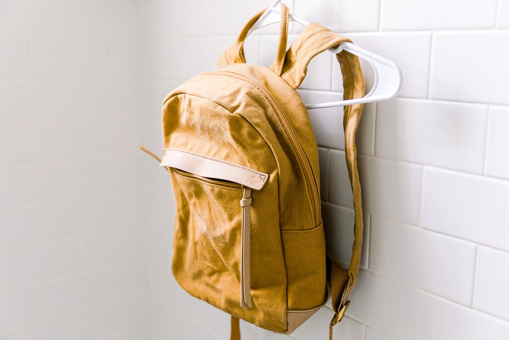 Machine-wash your backpack