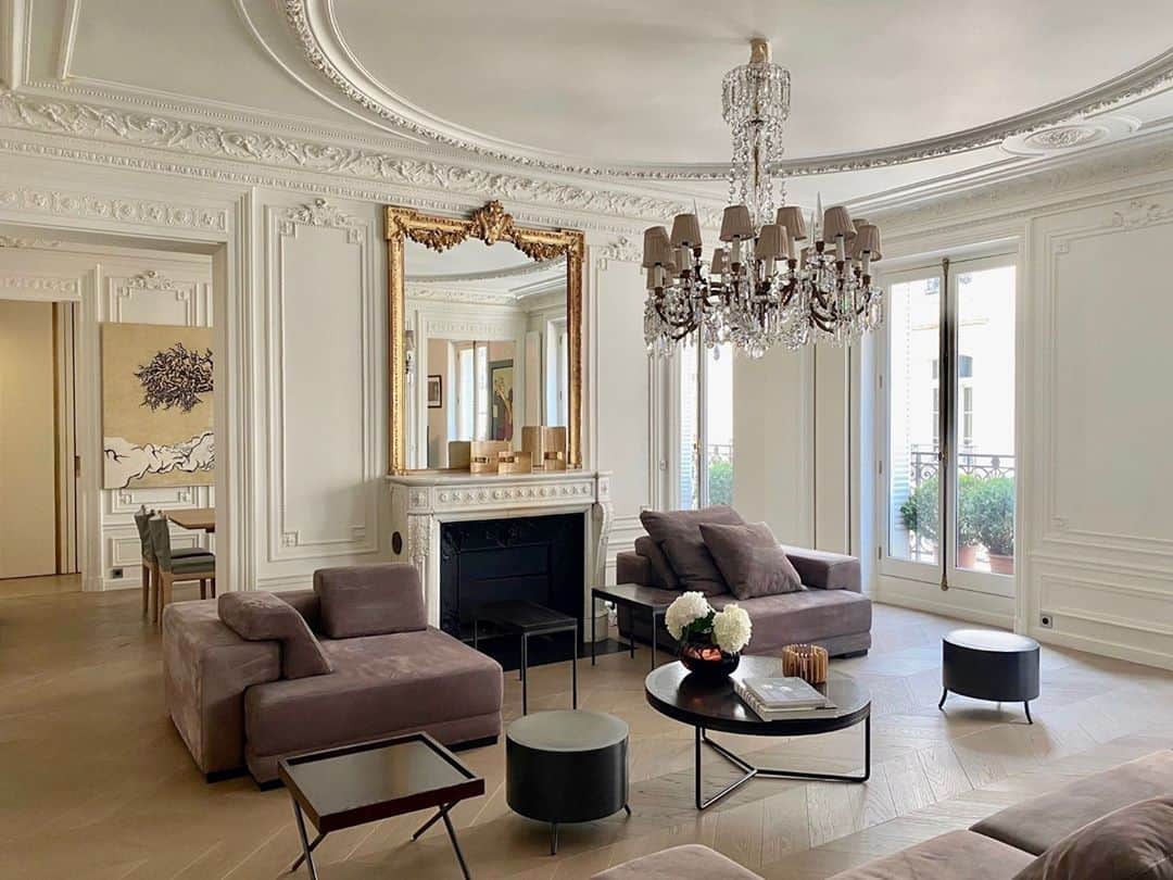 Fun French Living Room