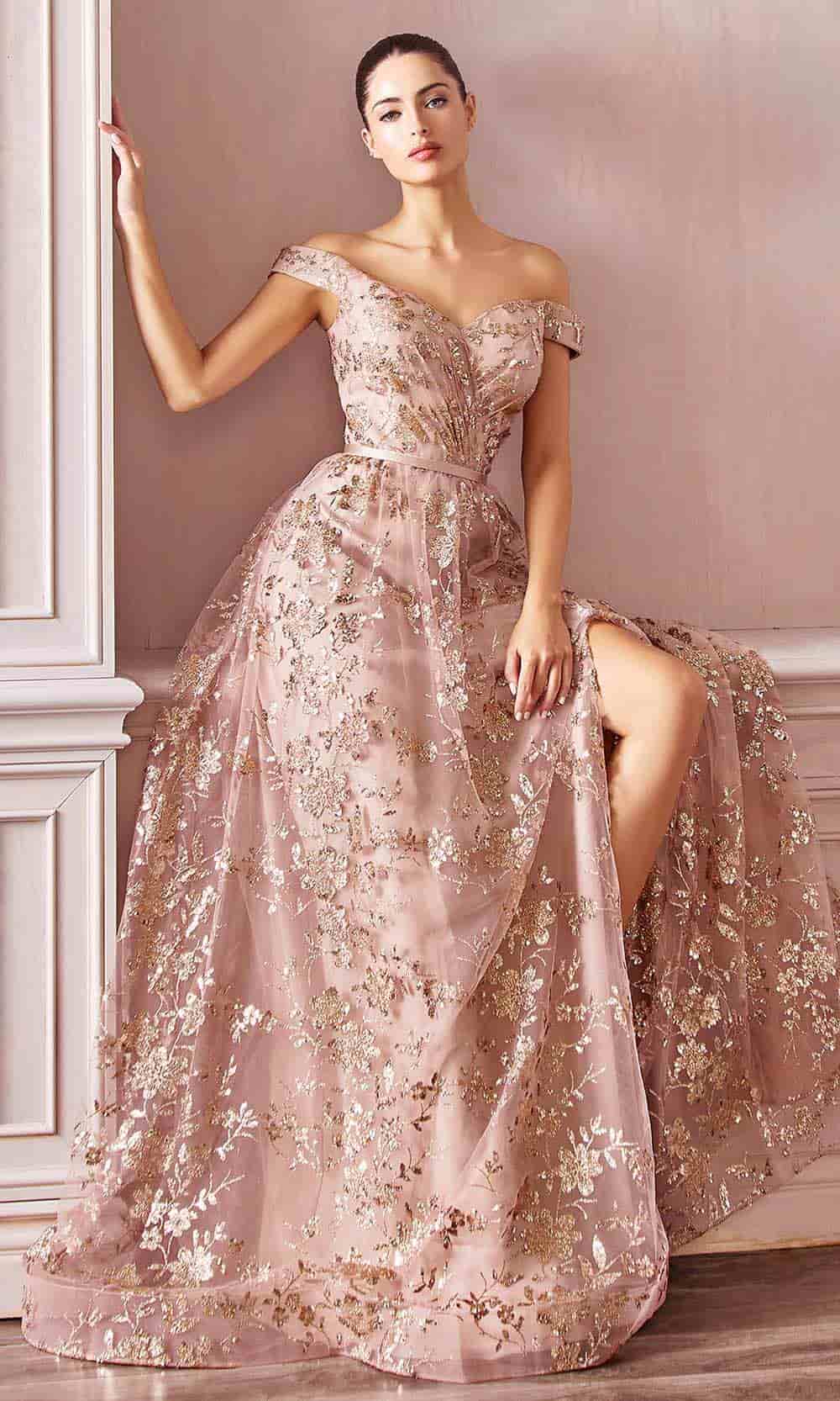 Cinderella Divine Long Prom Dress