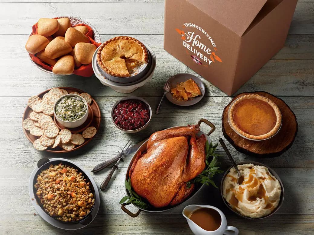 What combo meals can you order from Boston Market Thanksgiving menu?