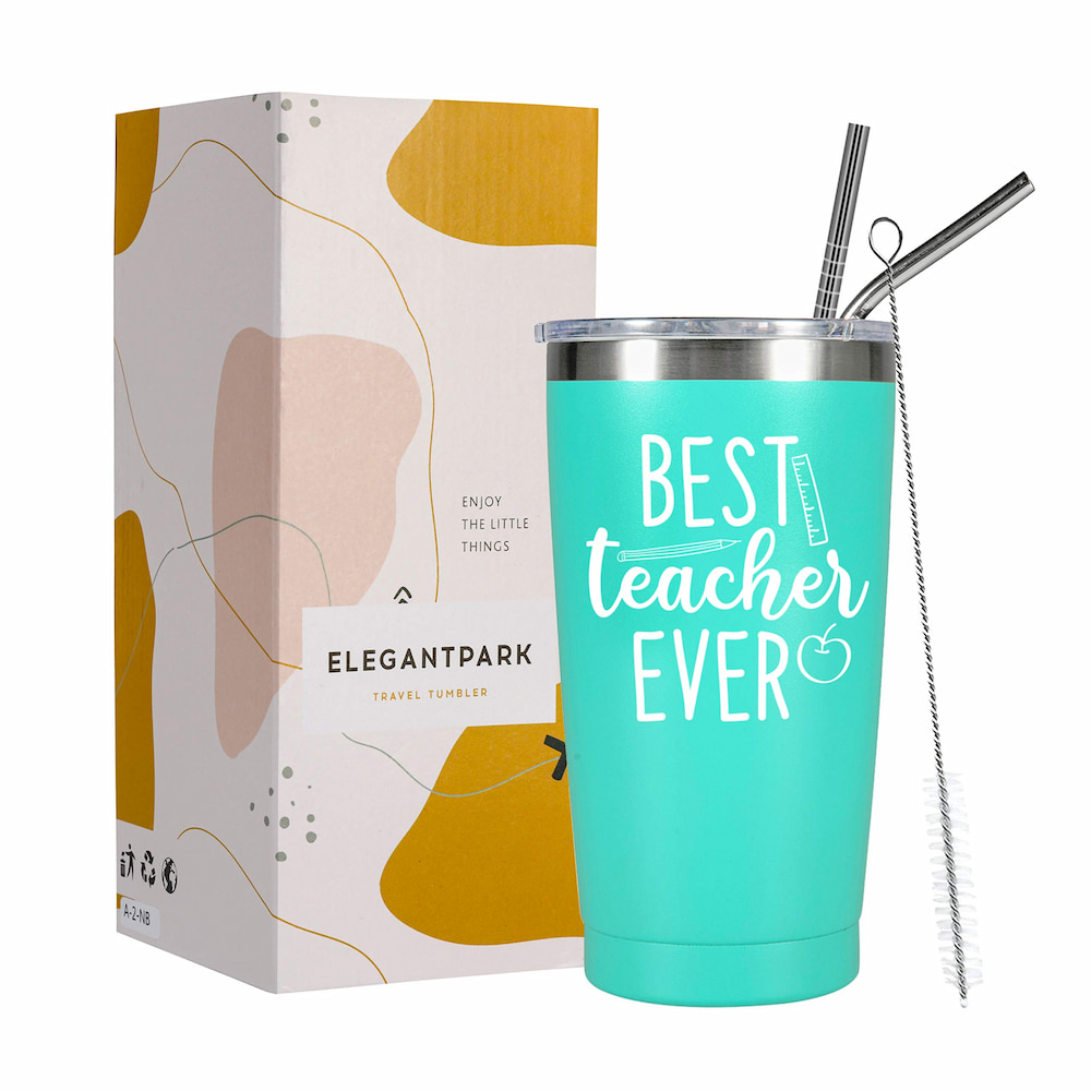 ElegantPrark Insulated Tumbler with Straw