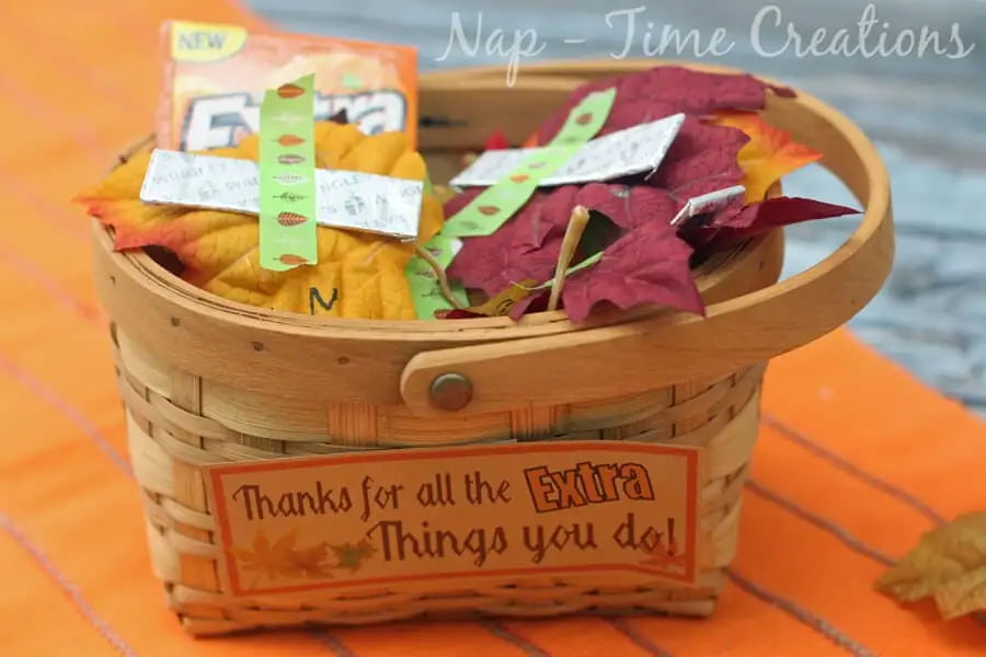 Thanksgiving basket for the teacher