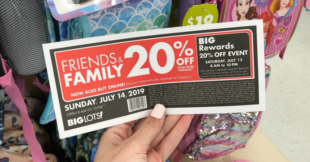 Big Lots coupon Rewards program