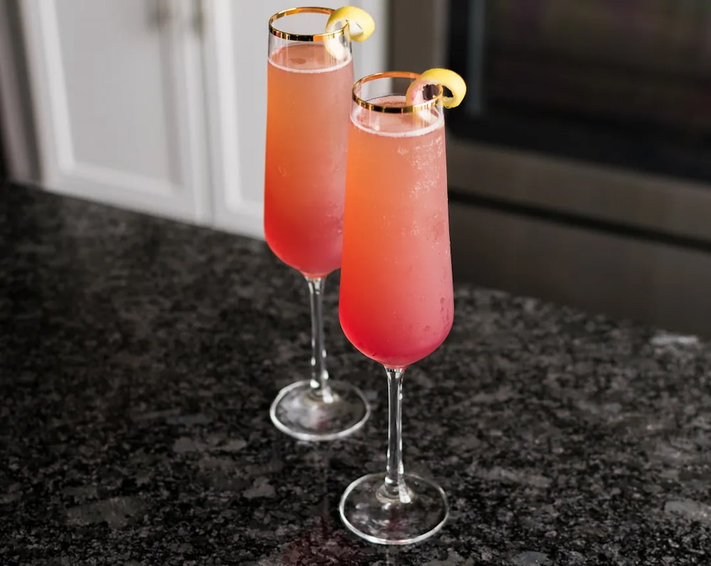 Pomegranate French 75