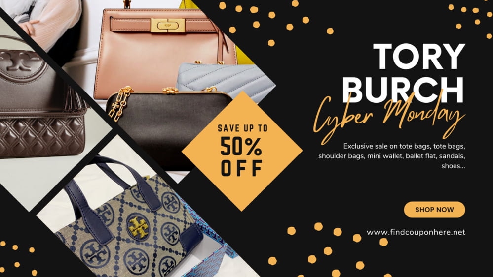 Exclusive Sale Up To 50% OFF Tory Burch Cyber Monday 2022!