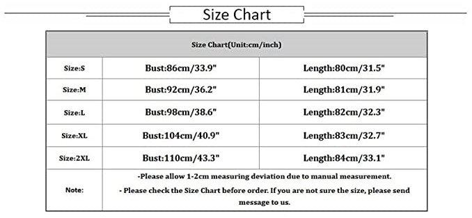 Brandy Melville Women Clothing Size Chart