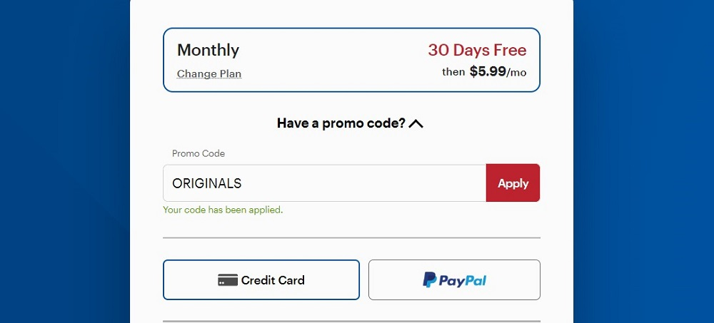 How to apply FOX Nation promo code?