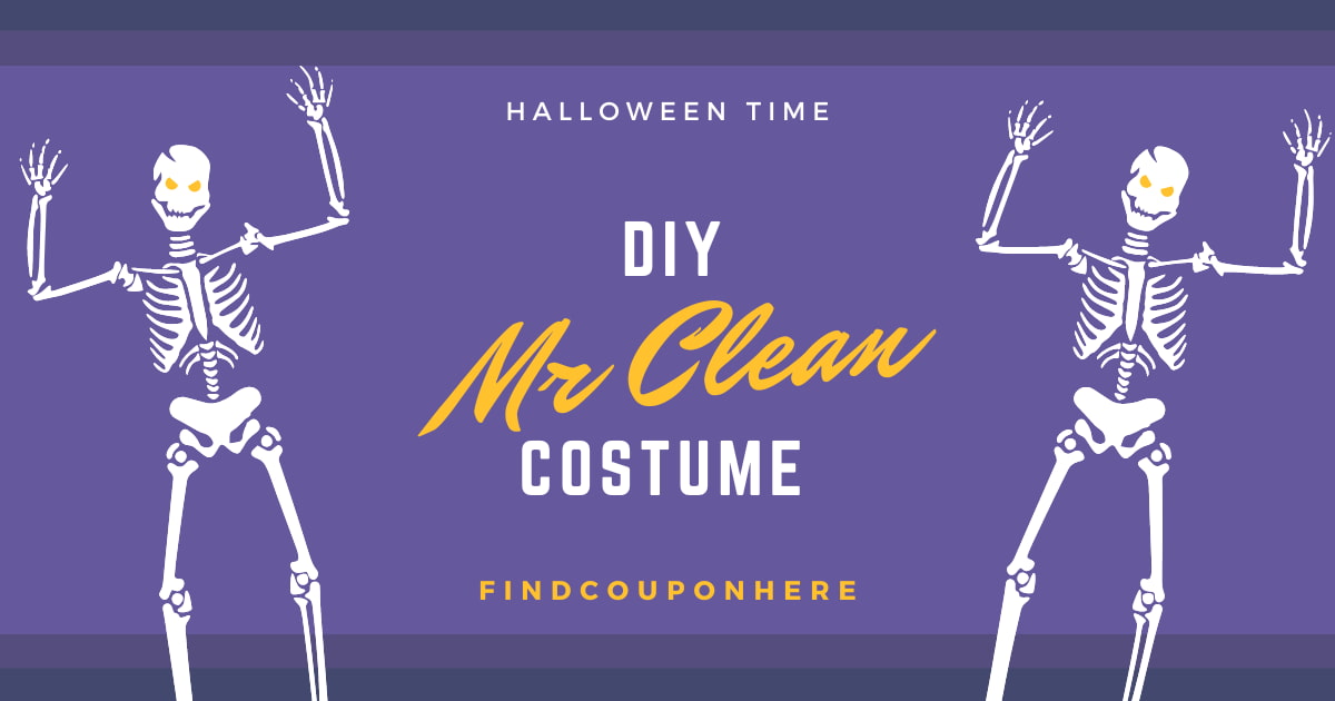 Guides For Dressing Up Like Mr Clean Costume on Halloween Party