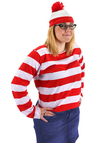 DIY Halloween costume Where's Waldo