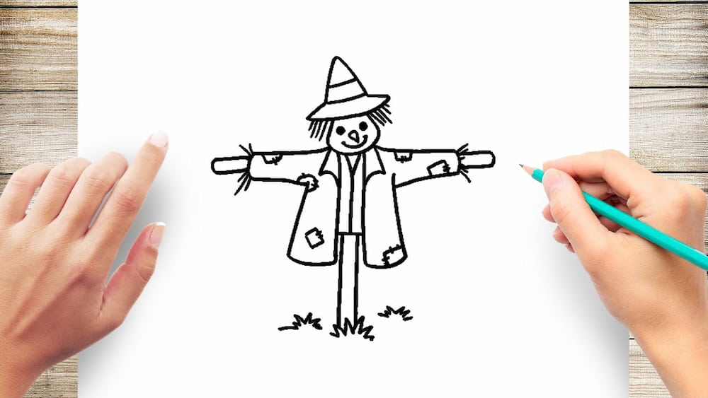 How to Draw Scarecrows?